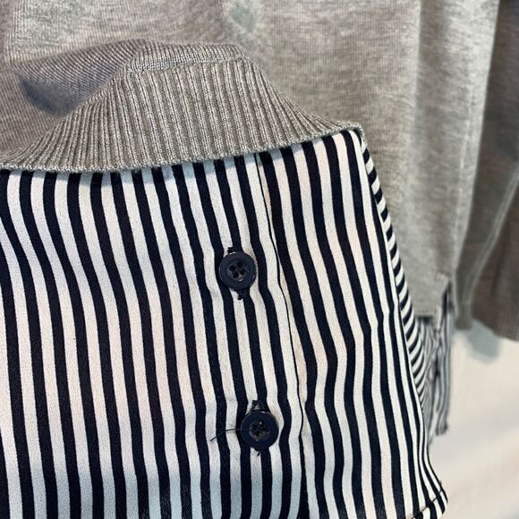 ADRIANNA Papell Fooler Grey Sweater - Picture 3 of 9